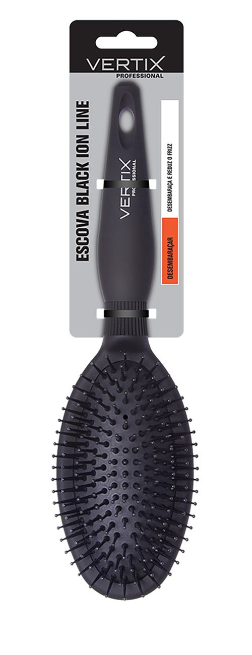 Escova Black Oval Vertix