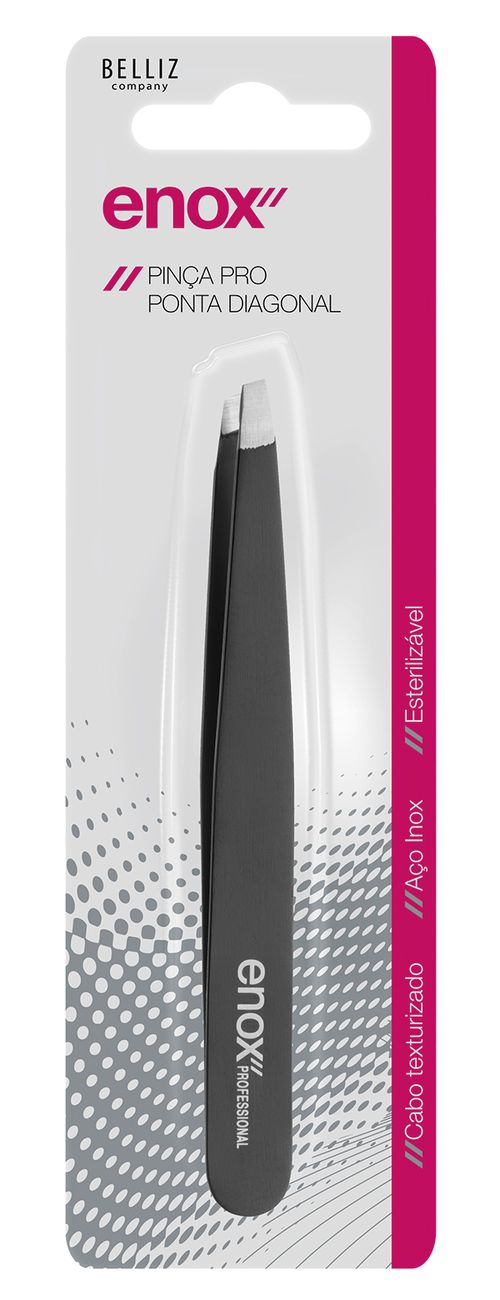 Pinça Enox Pro Ponta Diagonal Enox