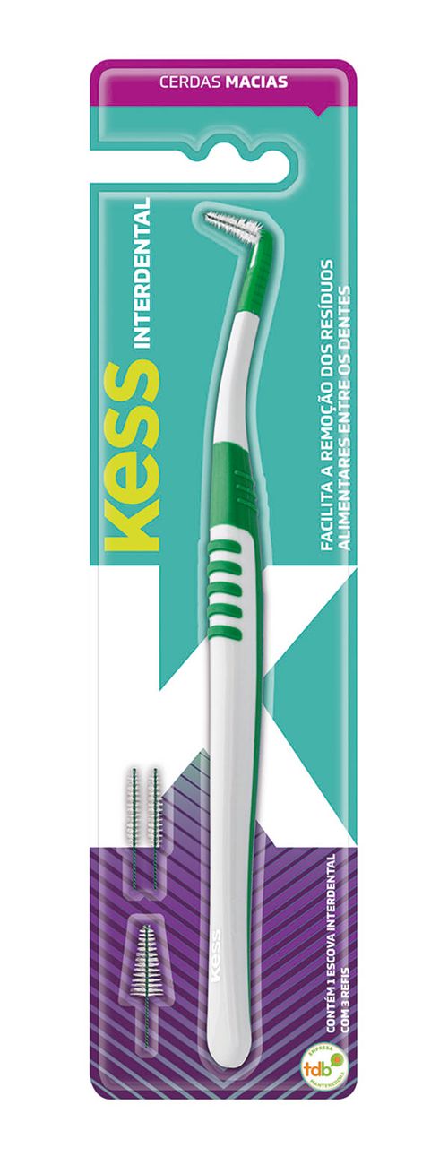 Escova Interdental Com Kess 4 Refis