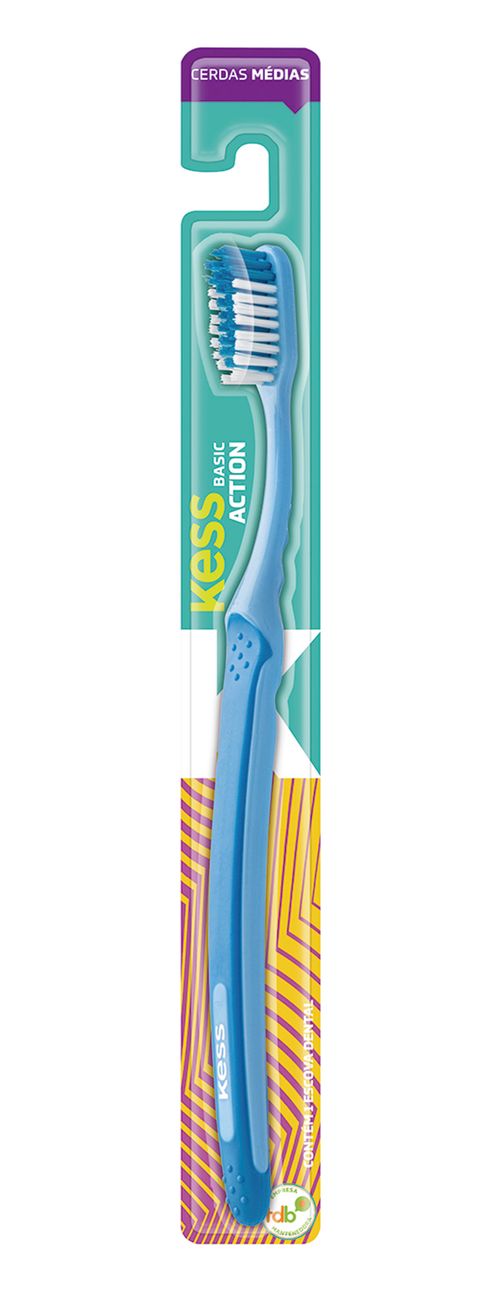 Escova Dental Basic Action Media Kess