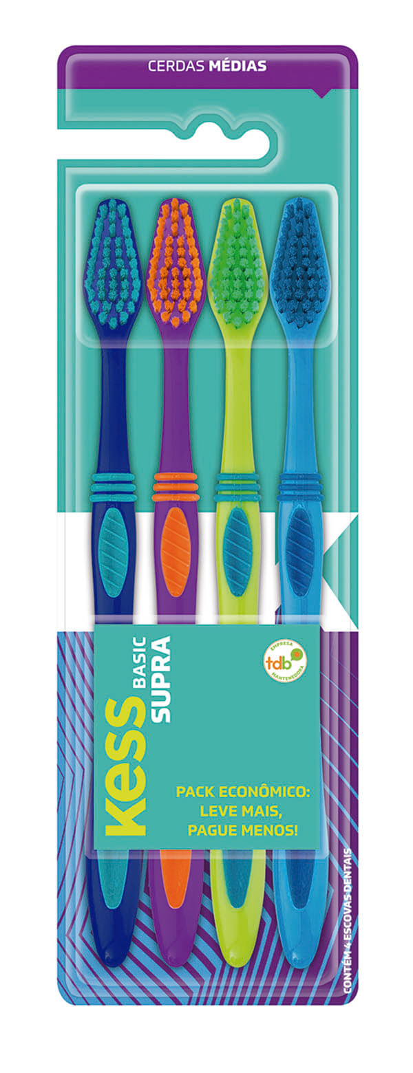 Pack Com 4 Esc. Dentais Kess Basic Supra