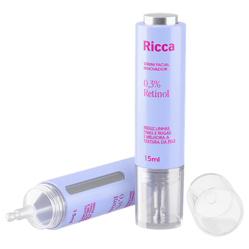 Sérum Facial Renovador Retinol Ricca - 15Ml