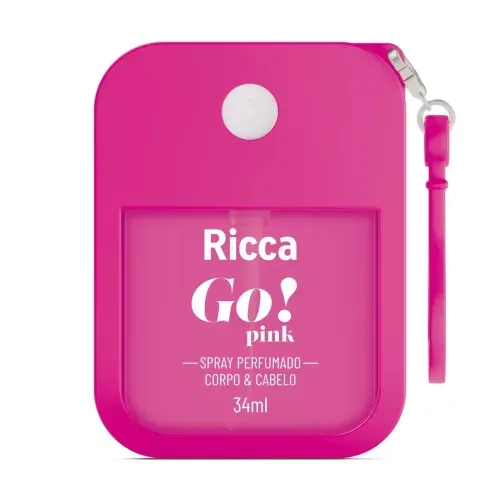 Spray Perfumado Desodorante Colônia GO! Pink Ricca 34ML