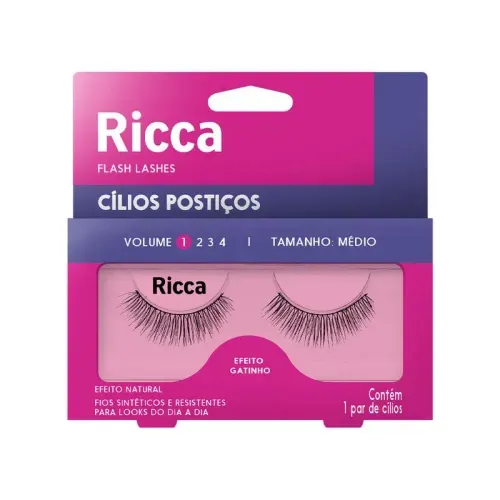 Cílios Ricca Vol. 01 Médio - 301