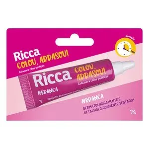 Cola Para Cílios Postiços Ricca 7G Branca