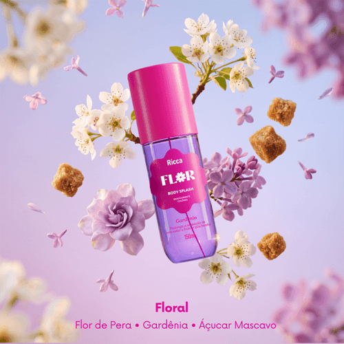 Body Splash Ricca Flor Gardênia 150ML