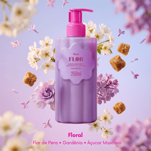 Loção Hidratante Ricca Flor Gardênia 250ML