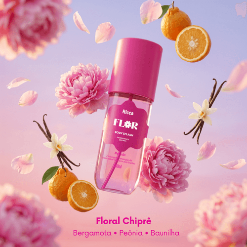 Body Splash Ricca Flor Peônia 150ML