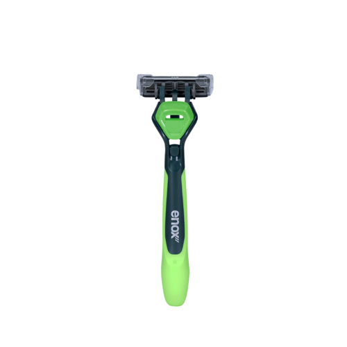 APARELHO DE BARBEAR ENOX CROSS3 RECARREGAVEL 3 LAM. E 5 CARGAS.