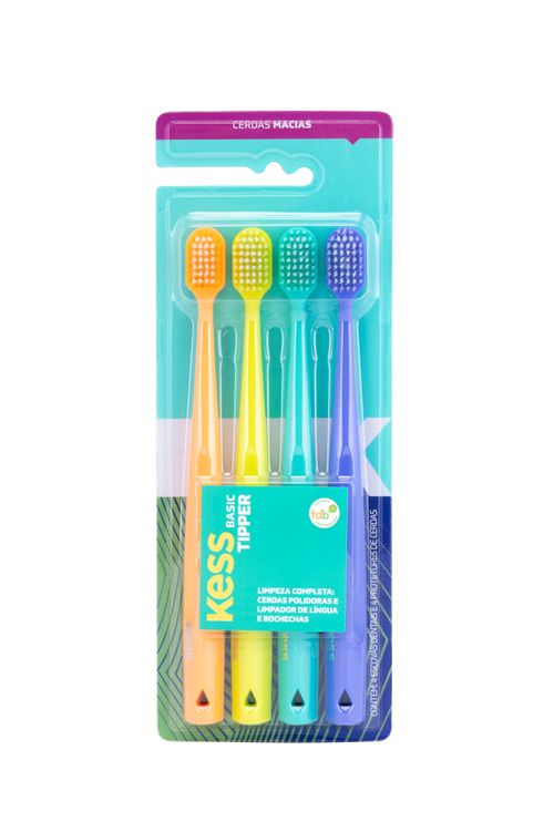 PACK COM 4 ESC. DENTAIS KESS BASIC TIPPER