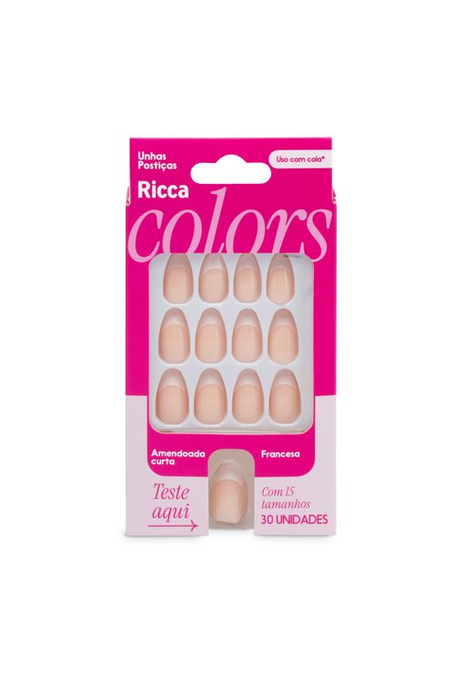 UNHAS RICCA AMENDOADA CURTA FRANCESA