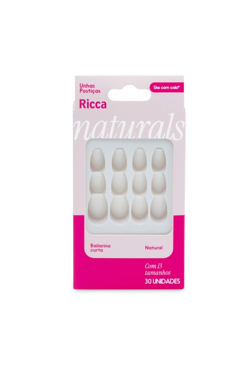 UNHAS RICCA BAILARINA CURTA NATURAL