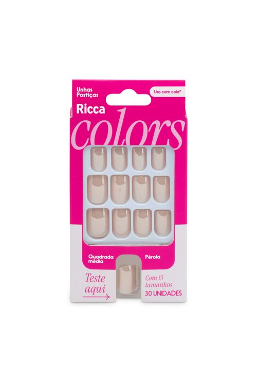 UNHAS RICCA QUADRADA MÉDIA PÉROLA