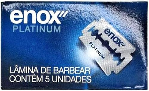 LÂMINA DUPLO FIO ENOX PLATINUM (5 UNID) EM DISPLAY BOX